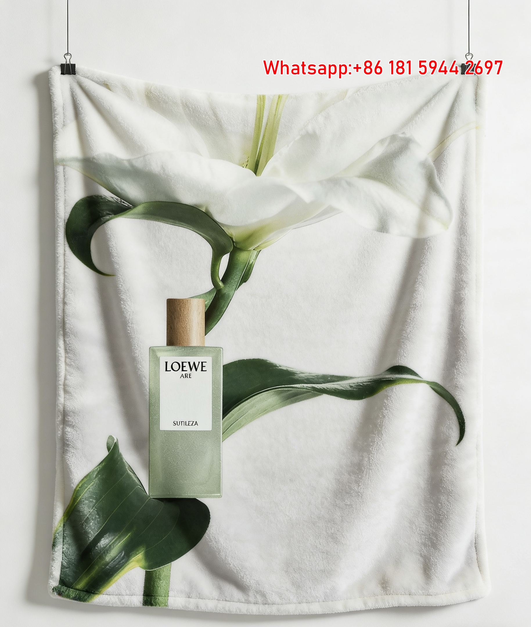 LOEWE Aire Sutileza Flannel Fleece Throw Blanket L313
